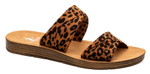 With a Twist Sandal-sandals-Corky's-Leopard-6-Inspired Wings Fashion