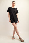 Reversible Summer Tee Romper-Romper-Rae Mode-Black-Small-Inspired Wings Fashion