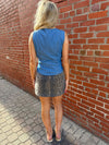 Lace Up Denim Vest-Vest-Scully-Blue-Small-Inspired Wings Fashion