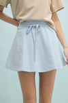 French Terry Flare Skirt-Skirt-Wishlist-Blue-Small-Inspired Wings Fashion