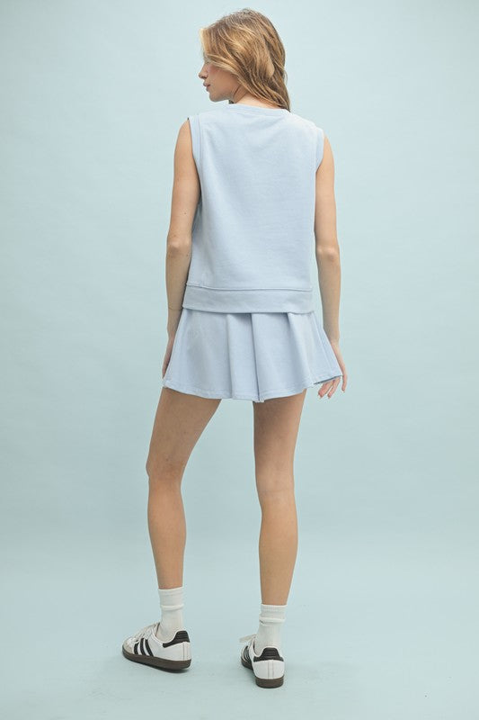 French Terry Tank Top-Shirts & Tops-Wishlist-Punch-Small-Inspired Wings Fashion