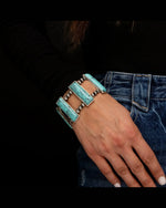 Turquoise Bar Bracelet-Rings-West & Co-Inspired Wings Fashion