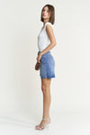 Bermuda Short-shorts-MICA Denim-Dark Blue-XS-Inspired Wings Fashion