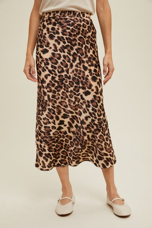 Leopard Midi Pencil Skirt-Skirt-Wishlist-Leopard-Small-Inspired Wings Fashion