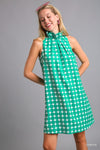 Green Geometric Dress-Dresses-Umgee-Small-Green-Inspired Wings Fashion