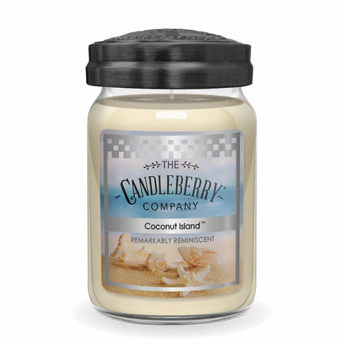 Candleberry Company Large Candles-Candles-CandleBerry Company-Large Jar-Coconut Island-Inspired Wings Fashion