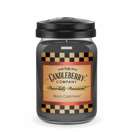 Candleberry Company Large Candles-Candles-CandleBerry Company-Large Jar-Black Cashmere-Inspired Wings Fashion