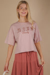 Howdy T-Shirt-Top-Very J-Blush-Small-Inspired Wings Fashion