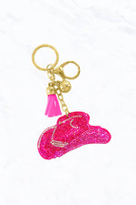 Rhinestone Cowboy Keychain-Keychains-Suzie Q USA-Pink-Inspired Wings Fashion