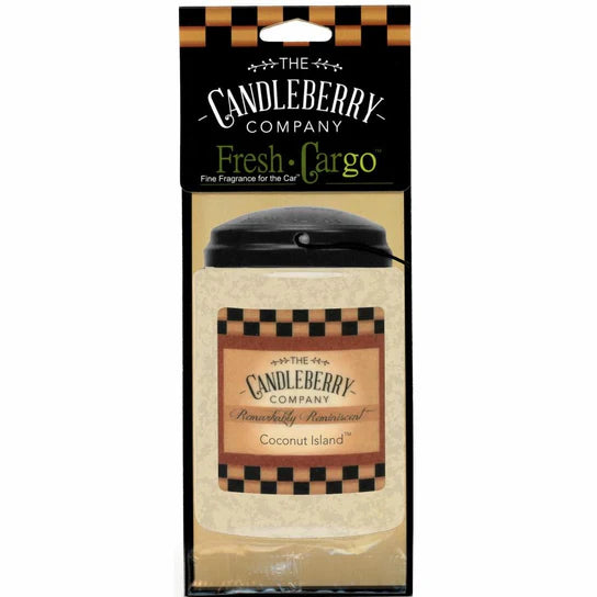 Candleberry Company Car Fresheners-Candles-CandleBerry Company-Coconut Island-Inspired Wings Fashion