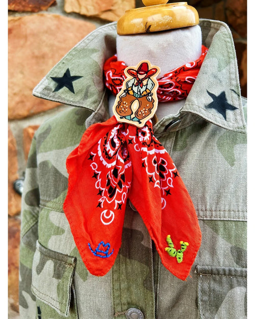 Cowpoke Scarf Slide-Accessories-XOXO ART & CO-Inspired Wings Fashion