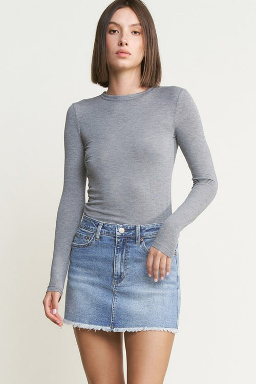 Denim Mini Skirt-skirt-MICA Denim-LT Blue-XS-Inspired Wings Fashion
