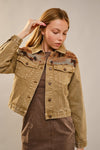 Horse Jacket-Coats & Jackets-Blue B-Washed Brown-Small-Inspired Wings Fashion