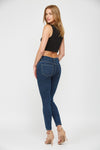 Mid Rise Knit Denim Skinny Jeans-Jeans-MICA Denim-24-Inspired Wings Fashion