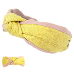 Ribbon Headband-headband-Suzie Q USA-Pink/Gold-Inspired Wings Fashion