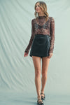 Mock Neck Leopard Top-Shirts & Tops-Wishlist-Leopard-Small-Inspired Wings Fashion