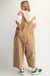 Flower Patch Overalls-Overalls-Easel-Khaki-Small-Inspired Wings Fashion