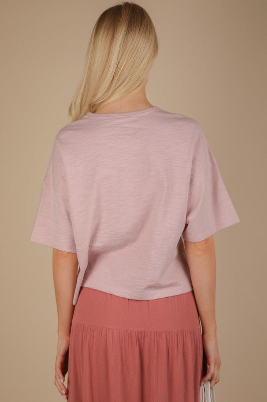 Howdy T-Shirt-Top-Very J-Blush-Small-Inspired Wings Fashion