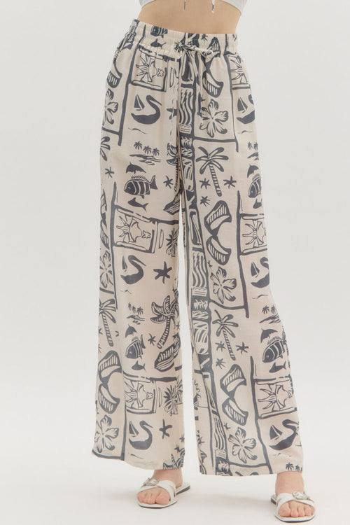 Resort Pants-pants-Entro-Charcoal-Small-Inspired Wings Fashion