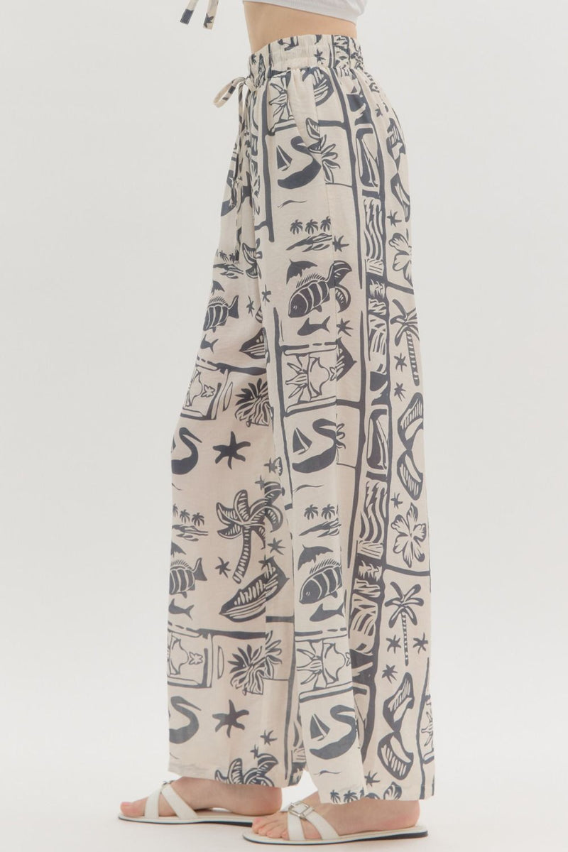 Resort Pants-pants-Entro-Charcoal-Small-Inspired Wings Fashion