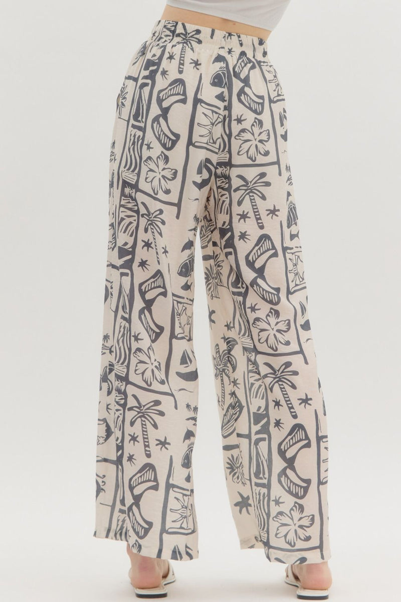 Resort Pants-pants-Entro-Charcoal-Small-Inspired Wings Fashion