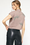 Leopard Print Mock Neck Crop Sweater-Shirts & Tops-Entro-Small-Mocha-Inspired Wings Fashion