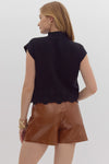 Embroidered Sleeveless Sweater-Shirts & Tops-Entro-Ecru-Small-Inspired Wings Fashion