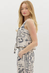 Resort Top-Shirts & Tops-Entro-Charcoal-Small-Inspired Wings Fashion