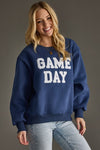 Game Day Sweatshirt-Sweatshirt-Panache Apparel-Blue-Small-Inspired Wings Fashion