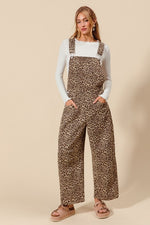 Twill Barrel Overall Jumpsuit-Overalls-So Me-Oatmeal-Small-Inspired Wings Fashion