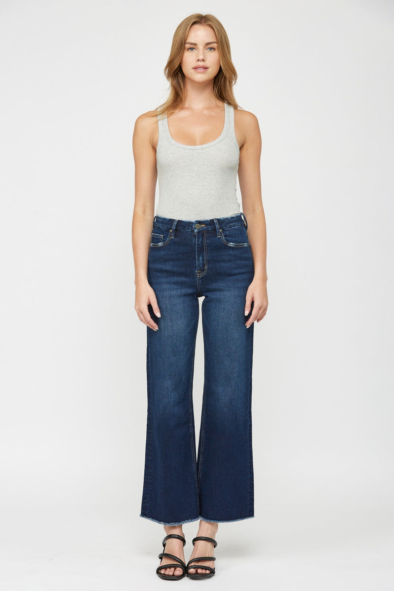 Mica Festival Stretch Wide Leg Jeans-Jeans-MICA Denim-24-Inspired Wings Fashion