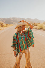 Paloma Top-Shirts & Tops-Silverado Apparel & Home-Turquoise Pueblo-Small-Inspired Wings Fashion