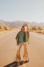 Paloma Top-Shirts & Tops-Silverado Apparel & Home-Turquoise Pueblo-Small-Inspired Wings Fashion