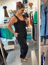 Corduroy Cargo Jumpsuit-Jumpsuits & Rompers-Hot & Delicious-Small-Black-Inspired Wings Fashion