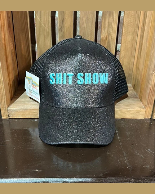 Sh*t Show Glitter Hat-Hats-Inspired Wings Fashion-Inspired Wings Fashion