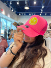 Patch Hats-Hats-Lucky Girl Boutique-Yellow/ White TX Smiley-Inspired Wings Fashion