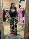 Elastic Waist Abstract Pants-Pants-Hailey & Co-Small-Floral Abstract-Inspired Wings Fashion