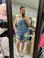 Patches Of Love Overalls-Jumpsuits & Rompers-Jaded Gypsy Wholesale-Large/XL-Inspired Wings Fashion