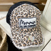 Mommin' Leopard Hat-Hats-Lucky Girl Boutique-Leopard Fray-Inspired Wings Fashion
