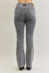 HW Western Button Bootcut Jeans-Jeans-Judy Blue-Grey-0(24)-Inspired Wings Fashion