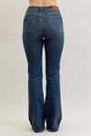 HW Western Stud Flare Jeans-Jeans-Judy Blue-Denim-0(24)-Inspired Wings Fashion
