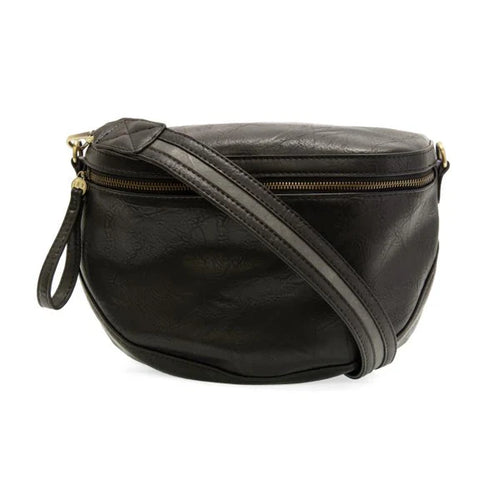 Contrast Strap Sling Belt Bag-Bag and Purses-Joy Susan-Black-Inspired Wings Fashion