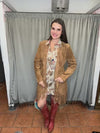 Boar Suede Maxi Coat