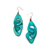 Vero Earrings-Earrings-Tagua by Soraya-Turquoise-Inspired Wings Fashion