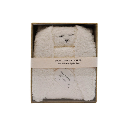 Bunny Baby Blanket-Blankets-Sugarboo-White-Inspired Wings Fashion