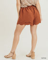 Scalloped Waist Tie Shorts-bottoms-Jodifl-Small-Inspired Wings Fashion