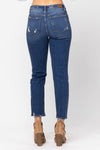 High Waist Front Yoke Jeans-Pants-Judy Blue-0-Inspired Wings Fashion