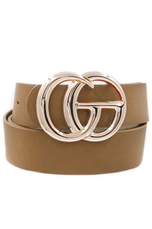 Gorgeous Metal Ring Buckle Belt-Accessories-ARTBOX-Taupe-Inspired Wings Fashion
