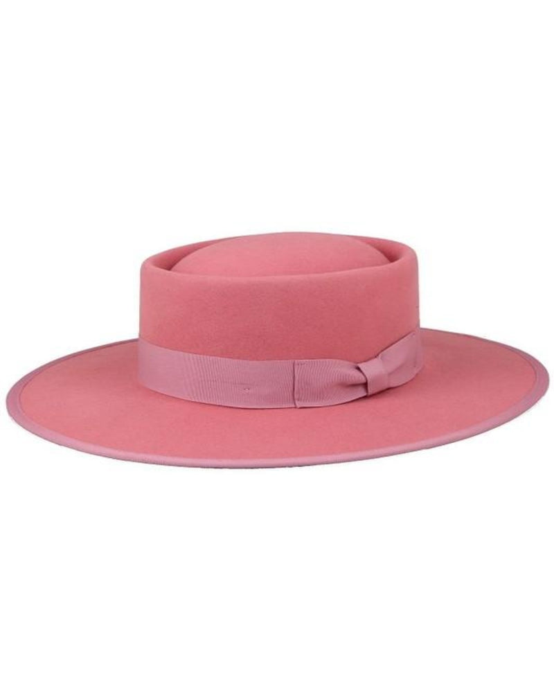 VIDA - Gambler Hat-Hat-Olive & Pique-Bubble Gum-Inspired Wings Fashion