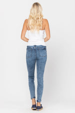 Mineral Wash Skinny Jeans-bottoms-Judy Blue-24-MD-Inspired Wings Fashion